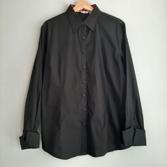Black Button Down Shirt - Picture 2 of 9